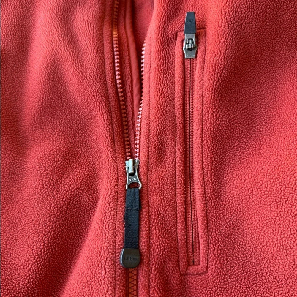 L.L. Bean Full Zip Fleece Vest